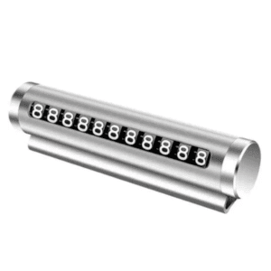 Silindir Metalik Baskılı Promosyon Araç İçi Park Numaratör